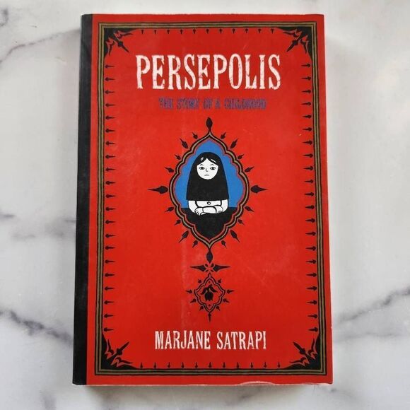 Perspolis paperback comic book style Iran autobiography story - Picture 1 of 3